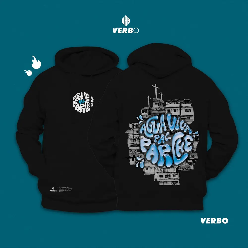 Hoodie Agua Viva Pal Parche
